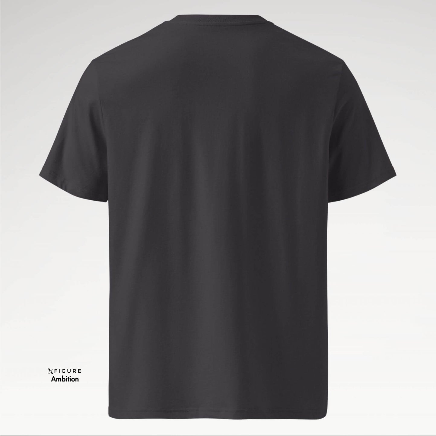 Xfigure Crypto Banker Tee in Anthracite Fortune - Unisex Wealth Shirt back