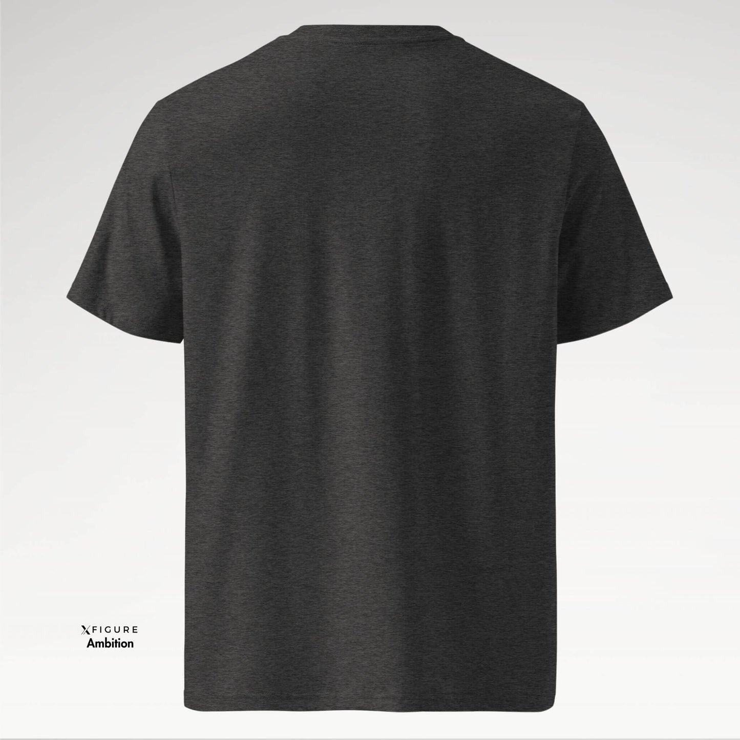 Back view of Personal Trainer Tee in Dark Heather Grey - Force Edition