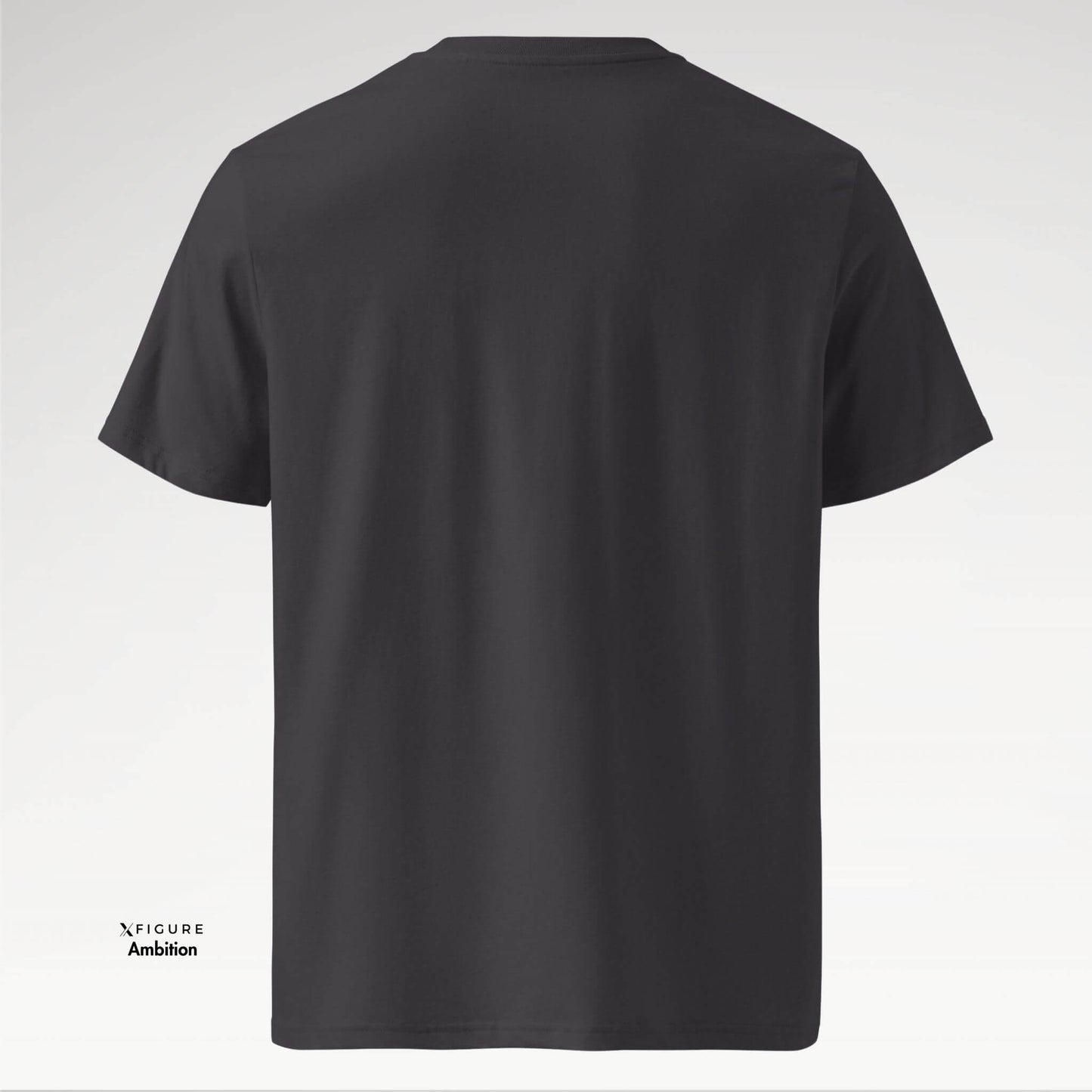 Back view of Champion Trainer tee in anthracite color