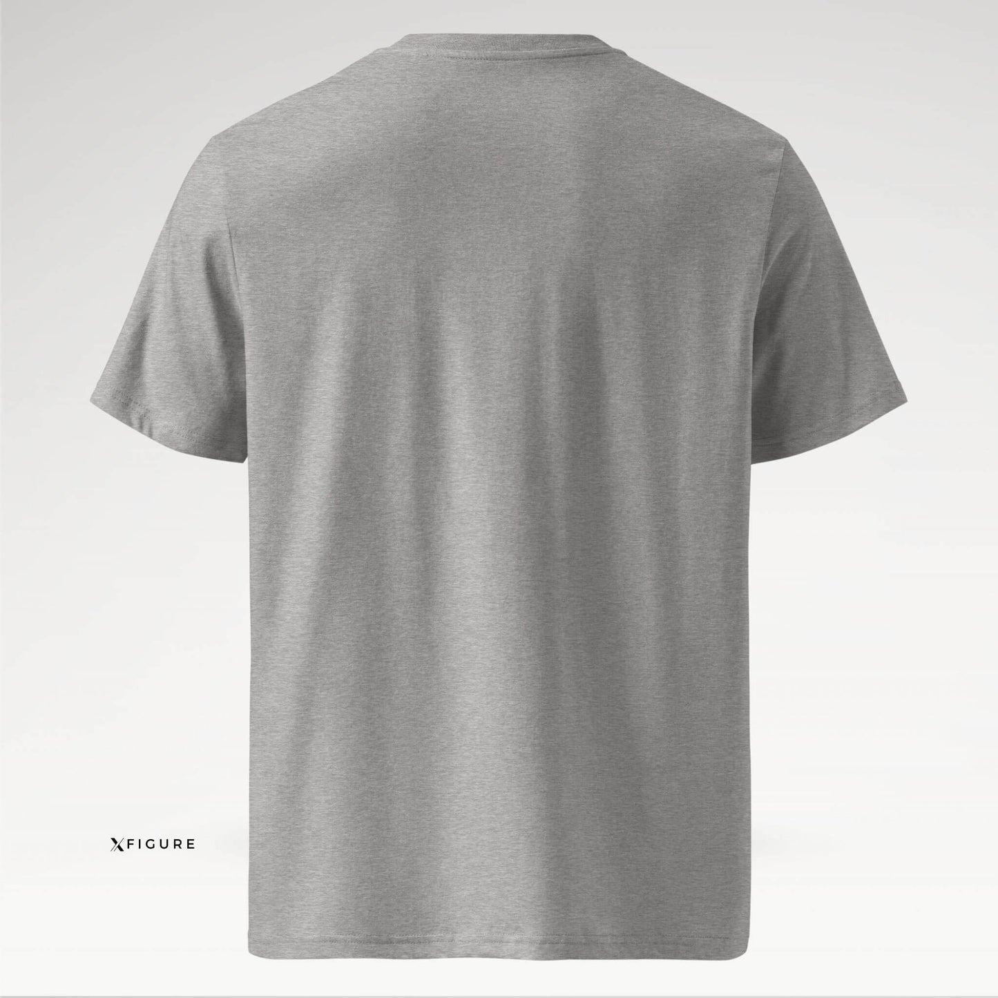 ICONIC XFIGURE Tee - Heather Grey Elevate Back View