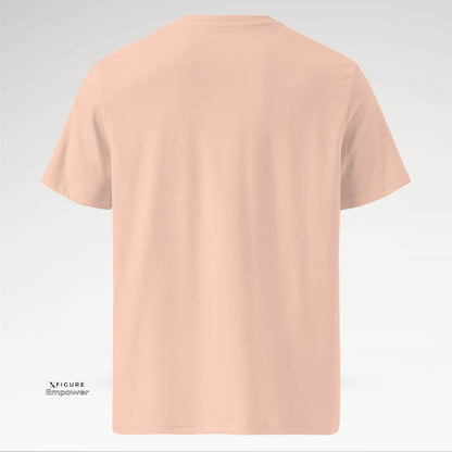 Xfigure Faith I BELIEVE Tee in Fraiche Peche Serenity - Empowering Unisex T-shirt back