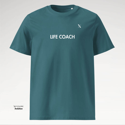 Life Coach T-shirt Purpose in Stargazer Vision - Front View